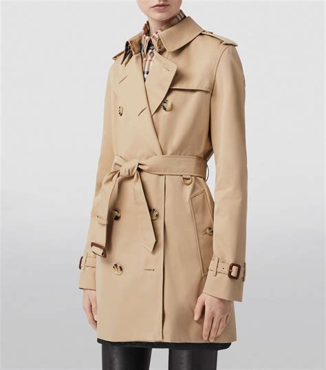 burberry short heritage trench coat